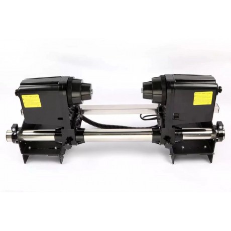 54'' 64'' 74'' Auto Media Take up Reel System Paper Pickup Roller with 2 Motors